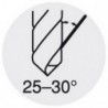 Foret hélicoïdal avec queue cylindrique, en acier à coupe rapide, type N, DIN 338, surface avec revêtement TiN, Ø h8 : 4,20 mm, Long. totale 75 mm