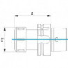 Mandrin D69893A HSK-A100 OZ 2-32mm Fortis