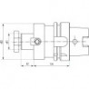 Mandrin D69893A HSK-A100 27x 50mm Fortis
