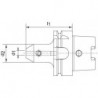 Mandrins D69893A HSK-A100 12x 80mm Fortis