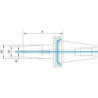 Mandrin D69871ADB G25SK40 6x 80mm Fortis