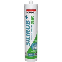 Silirub MA Silicone pierre naturelle 300ml blanc SOUDAL (Par 15)