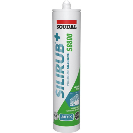 Silirub MA Silicone pierre naturelle 300ml blanc SOUDAL (Par 15)