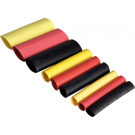 Gaines thermorétractables, ř2, 5-10mm, 34 pièces, Idéal avec buse réflectrice (Par 3)