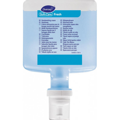 Lotion pour le lavage des mains Soft Care Fresh 1,3 L Cartouche (Par 4)
