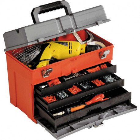 Coffre outils 440x300x250mm Plano - vide
