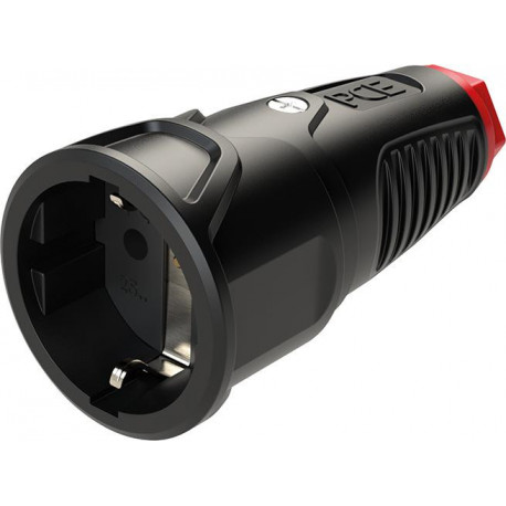 Prolongateur electrique IP20 Caoutchouc 16A / 250V AC / 3p (2P+E)