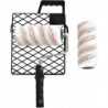 Set rouleau peinture 18cm 4 unités 18cm8mm grille 22x26cm