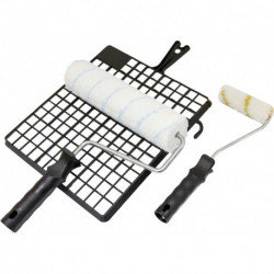 Set Rouleau à peinture set 3 pièces. Rouleau 25cm - 10cm + Grille