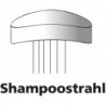 Pommeau de douche Lima 3 chrome blanc