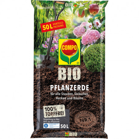 Terreau 70 L sol sans tourbe COMPO BIO (Par 39)