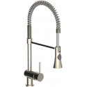 Robinet d'évier HD CORNWALL aspect acier inoxydable