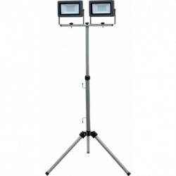 Projecteur LED FLARE 2x 30W IP65 avec trepied