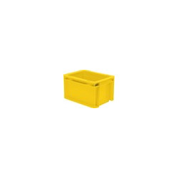 Caisse transport jaune 200x150x120mm fermé