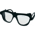 Lunettes de protection EN 166 branches noires, verres transparents nylon, verre SCHMERLER