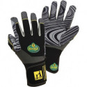 Gants anti-vibration amortisseur taille XXL noir/gris élasthanne/EVA EN 388 EN