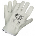 Gant Driver taille 9 gris cuir bovin plein EN 388 catégorie EPI II NITRAS (Par 12)