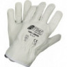Gant Driver taille 10 gris cuir bovin plein EN 388 catégorie EPI II NITRAS (Par 12)