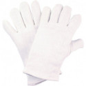 Gant taille 9 blanc tricot en coton catégorie EPI I NITRAS (Par 12)