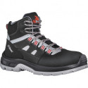Botte de sécurité Cross taille 42 noir/gris/rouge S3 SRC EN ISO 20345 cuir velou