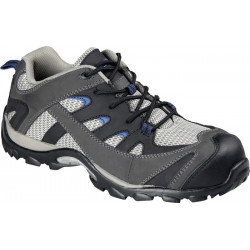 Chaussure de sécurité Mauritius taille 43 noir/gris S1P HRO EN ISO 20345 cuir/ti