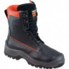 Botte de sécurité forestière NoRisk taille 45 noir/orange cuir bovin S3 SRC EN I