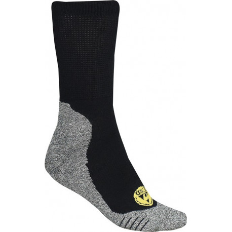 Chaussette renforcée Perfect Fit Socks taille 43-46 noir/gris ELTEN