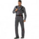Salopette Highline taille 46 ardoise/noir/rouge 65 % PES / 35 % coton PLANAM