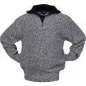 Pullover taille XL noir/blanc moucheté SCHEIBLER