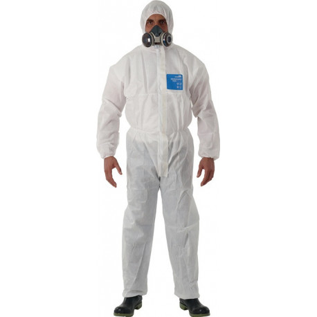 Combinaison de protection AlphaTec® 1500 Plus taille L blanc catégorie EPI III A