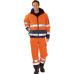 Veste confort de signalisation taille M orange/marine