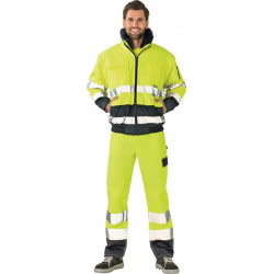 Veste confort de signalisation taille XXL jaune/marine