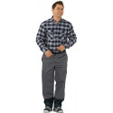 Pantalon à ceinture de soudage Weld Shield taille 46 gris/noir 84 % coton / 15 % PES / 1 % fibres de ca PLANAM