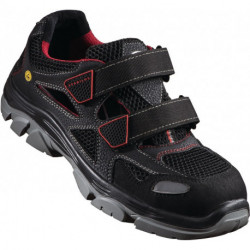 Sandale de sécurité THILO AIR taille 40 noir/rouge matériau textile/mesh S1 SRC ESD EN ISO 20345 STABILUS