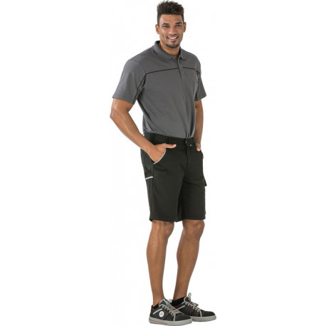 Short Canvas 320 taille S noir/noir