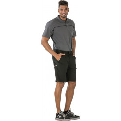 Short Canvas 320 taille L noir/noir
