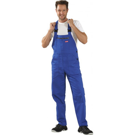 Salopette BW 290 taille 46 bleu granuleux 100 % coton PLANAM