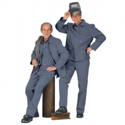 Veste de protection pour soudeur taille 48 gris 1 pièce