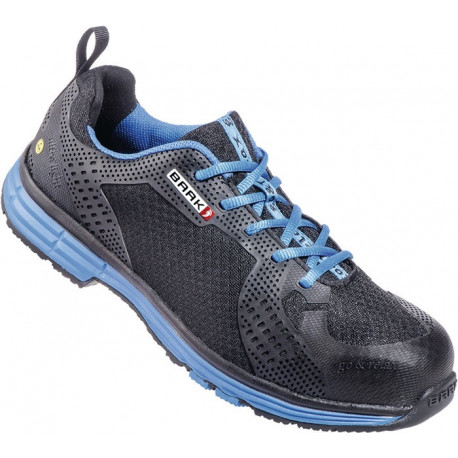 Chaussure de sécurité Chris taille 46 noir/bleu S1P SRC ESD EN ISO 20345 matéria