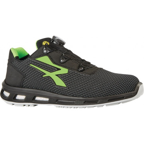 Chaussure de sécurité RedLion MONSTER taille 44 noir/vert S3 SRC ESD EN ISO 2034