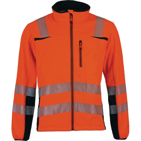 Veste softshell de signalisation Prevent® Trendline taille XXL orange/noir PREVE