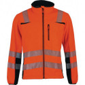 Veste softshell de signalisation Prevent® Trendline taille XXXL orange/noir PREV