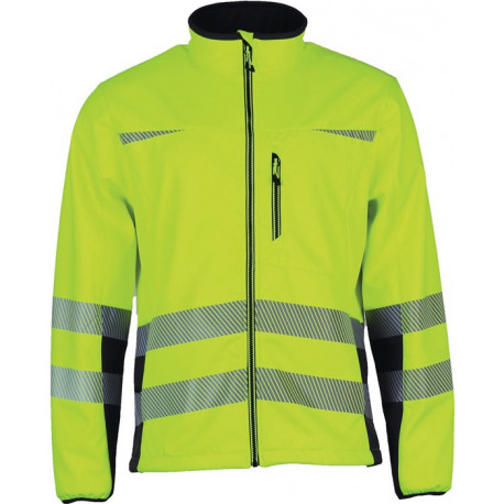 Veste softshell de signalisation Prevent® Trendline taille M jaune/noir PREVENT