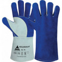 Gant de soudeur Bleu taille 10 bleu/gris cuir fleur de vachette refendu (Par 6)