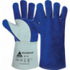 Gant de soudeur Bleu taille 12 bleu/gris cuir fleur de vachette refendu (Par 6)