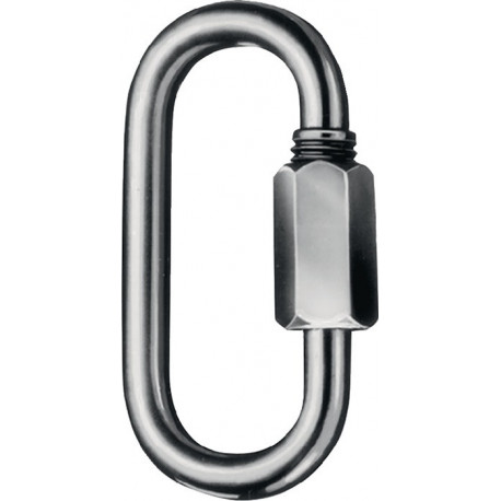 Maillon d'attache rapInte taille 10 H. intérieure 70 mm l. d’ouv. 120 mm galvani (Par 25)