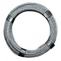 Câble en acier D. 80 mm longueur 40 m 6 x 12 + 1 FE force de rupture minimum 23