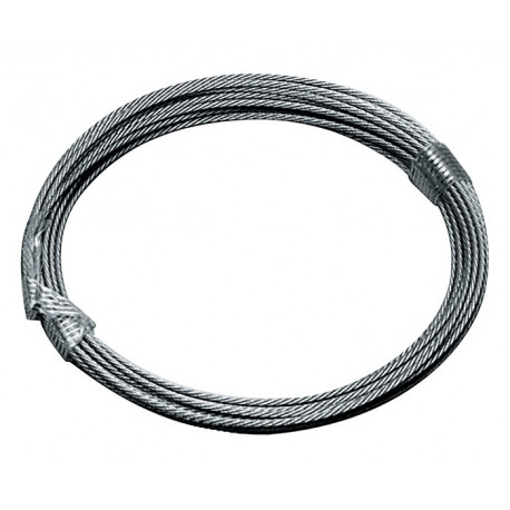 Câble en acier D. 30 mm longueur 30 m 7 x 7 force de rupture minimum 506 kN ac