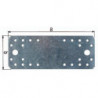 Connecteur plat EN 14545:29-2 L.135mm B.55mm S.2,5mm Acier galvanisé Nb trou 2/16 (Par 50)