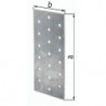 Support panneau perforé 200x60x2 galvanisé.EN 14545:29-2 GAH (Par 25)